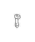 View Headrest Free Bushing. Headrest Guide (IVORY). Full-Sized Product Image