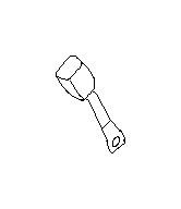 View Seat Belt Receptacle. Belt IN U (Left, Front, Inner, BLACK; OFF BLACK). Full-Sized Product Image