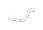 View HVAC Heater Hose Tube. Hose Heater IN (Inlet, Outlet). Full-Sized Product Image