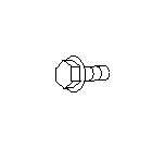 View Horn Mount Bolt. Bolt EARTH. Full-Sized Product Image