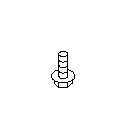 View Engine Coolant Reservoir Bolt. Engine Intake Manifold Bolt. Full-Sized Product Image