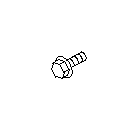View Air Conditioning (A/C) Compressor Bolt. Alternator Bolt. Bolt-10X35X26. Full-Sized Product Image