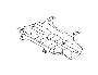 View Engine Cradle Brace. Jack Pad Bracket. Suspension Crossmember Reinforcement (Front). Full-Sized Product Image
