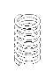 View Coil Spring R (Rear) Full-Sized Product Image 1 of 2