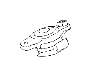 View Engine Torque Strut Mount. Motor Mount. Cushion Rubber (Right). Full-Sized Product Image 1 of 2