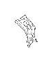 Image of Quarter Panel Reinforcement Bracket. Wheel Housing Bracket. Retractor (Right). A Component that. image for your Subaru