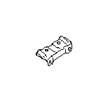 View Body B Pillar Bracket. Roof Bow Bracket. Roof Side Rail Bracket. Bracket Brace SR (Left). Full-Sized Product Image