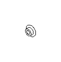 View Hood Prop Rod Grommet. Grommet Hood Stay (Hood Prop Rod Grommet). Full-Sized Product Image