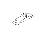 View Bumper Cover Bracket. Bumper Cover Stay. Bracket Bumper Low C0U4 (Front, Lower). Full-Sized Product Image