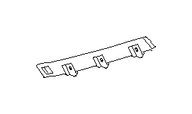 View Bumper Cover Bracket. Bumper Cover Support Rail. Bumper Guide Marker (Left, Rear, Driver). Full-Sized Product Image