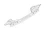 View Bumper Cover Reinforcement Beam. Bumper Impact Bar. Bumper Reinforcement Rebar (Rear, Back, Steel). Full-Sized Product Image