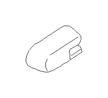 Image of Glass Wiper Arm Cap. Glass Wiper Arm Cover (Rear, Back). image for your 2020 Subaru STI  Base 
