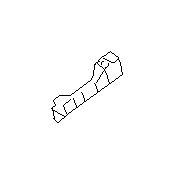 View Body A Pillar Trim Panel Insert. Body A Pillar Trim Panel Insulator (Right, Front). Full-Sized Product Image
