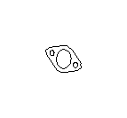 View Exhaust Gas Recirculation ((EGR)) Tube Gasket Full-Sized Product Image