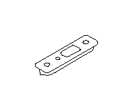 View Engine Cradle Spacer. Suspension Subframe Reinforcement Bracket. Adapter. Full-Sized Product Image