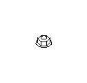 View Suspension Strut Mount Nut. Self Locking Nut (SELF LOCK NUT M10). Full-Sized Product Image