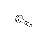 View Suspension Knuckle Bolt. Bolt Flange 12X40X18. Full-Sized Product Image