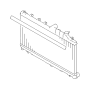 View Air Conditioning (A/C) Condenser Seal. Radiator Air Seal. Full-Sized Product Image