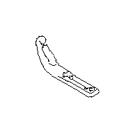 View Belt Guide Seat. Seat Belt Extender Arm (Rear, BLACK; BLACK/GRAY; LIGHTGRAY/BLACK/GRAY; NAVY; OFF BLACK). Full-Sized Product Image 1 of 2