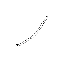 View Door Seal Clip. Clip Weatherstrip D5. Full-Sized Product Image
