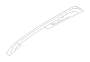 View Roof Luggage Carrier Side Rail (Right) Full-Sized Product Image 1 of 1
