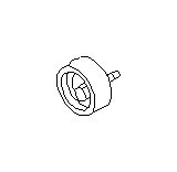 View Engine Timing Belt Tensioner Pulley. Idler Complete Belt. Full-Sized Product Image