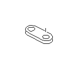 View Engine Cradle Insulator. Engine Mount Crossmember Insulator. Full-Sized Product Image