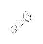View Engine Support Rod. Engine Torque Strut Mount. Rod PITCHING Stopper. Full-Sized Product Image