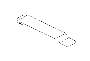 View Interior Grab Bar Bracket. Bracket Assist Rail (Left, Front). Full-Sized Product Image