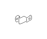 View Kick Panel Trim Bracket. A PILLER Trim (Left). Full-Sized Product Image 1 of 1