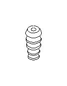 View Coil Spring Damper. Suspension Control Arm Bumper. Suspension Strut Bellows (Rear, Center). Full-Sized Product Image