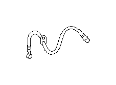 View Brake Hydraulic Hose (Right, Front) Full-Sized Product Image