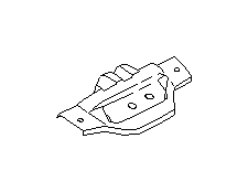View Engine Mount Bracket. Engine Torque Strut Mount. Bracket Complete (Right, Front). Full-Sized Product Image
