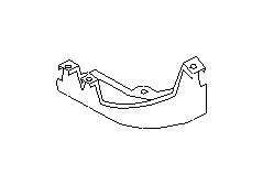 View Fuel Tank Shield. Fuel Tank Skid Plate. Fuel Tank Strap. Band. Protector (Left, Steel). Full-Sized Product Image