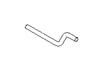 View Automatic Transmission Oil Cooler Hose (Inlet) (AT) Full-Sized Product Image