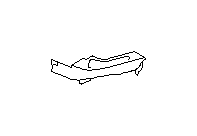 View Bumper Cover Brace. Bracket BMP Side R. Side ASSEMBLEY (Left, Rear). Full-Sized Product Image