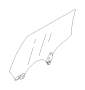 Image of Glass Door R (Left, Rear). Door Glass. image for your 2006 Subaru Forester   