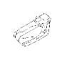 View Interior Door Handle Screw Cap. Cap Remote (BLACK; GRAY; LIGHT GRAY; OFF BLACK). Full-Sized Product Image