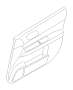 Image of Door Interior Trim Panel (Right, Front, Outer, GRAY). Trim Panel that attaches. image for your 2015 Subaru Legacy   