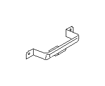 View Door Interior Trim Panel Bracket (Front) Full-Sized Product Image