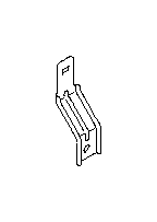 View Air Conditioning (A/C) Compressor Bracket. Stay Battery Cable. Full-Sized Product Image