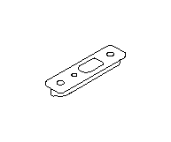 View Engine Cradle Spacer. Suspension Subframe Reinforcement Bracket. Adapter. Full-Sized Product Image