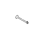 View Parking Brake Shoe Anchor Pin. Pin SHOW Set C0U4. Full-Sized Product Image