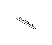 View Floor Pan Crossmember Bracket. Seat Track Bracket. Full-Sized Product Image 1 of 2