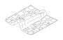 View Floor Pan Crossmember. Seat Track Bracket. Cross Member Complete Filler (Right, Front). Full-Sized Product Image 1 of 2