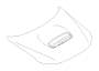 View Hood Complete NA. Hood Extension Panel (Front). Full-Sized Product Image 1 of 1