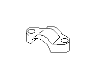 View Ignition Lock Cylinder Bracket. Ignition Lock Housing Clamp. Fix Frame. Full-Sized Product Image