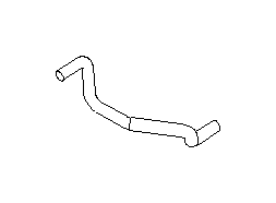 View HVAC Heater Hose. Hose Heater IN (Inlet). Full-Sized Product Image 1 of 1