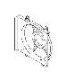 View Air Conditioning (A/C) Condenser Fan Blade. Engine Cooling Fan Blade. Full-Sized Product Image 1 of 5
