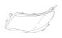 Image of Sealed Beam Headlight. Lens and Body Head Lamp. Lens and Body Complete USR (Right). A Non Sealed... image for your 2009 Subaru Forester   